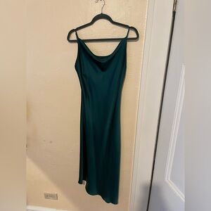 Green Slip Dress